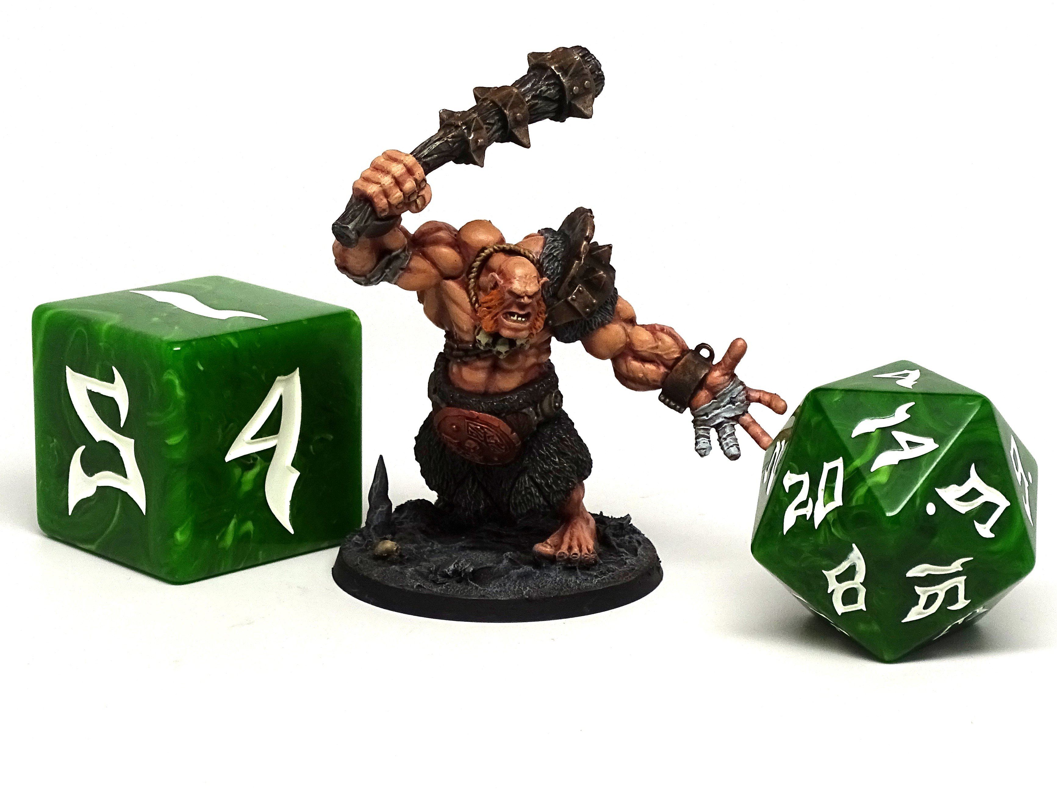 Dice of the Giants - Hill Giant D20 - Bards & Cards