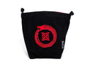 Ouroboros Reversible Microfiber Self-Standing Large Dice Bag - Bards & Cards
