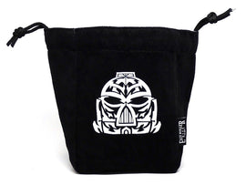 Helmet Reversible Microfiber Self-Standing Large Dice Bag - Bards & Cards