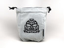 Helmet Reversible Microfiber Self-Standing Large Dice Bag - Bards & Cards
