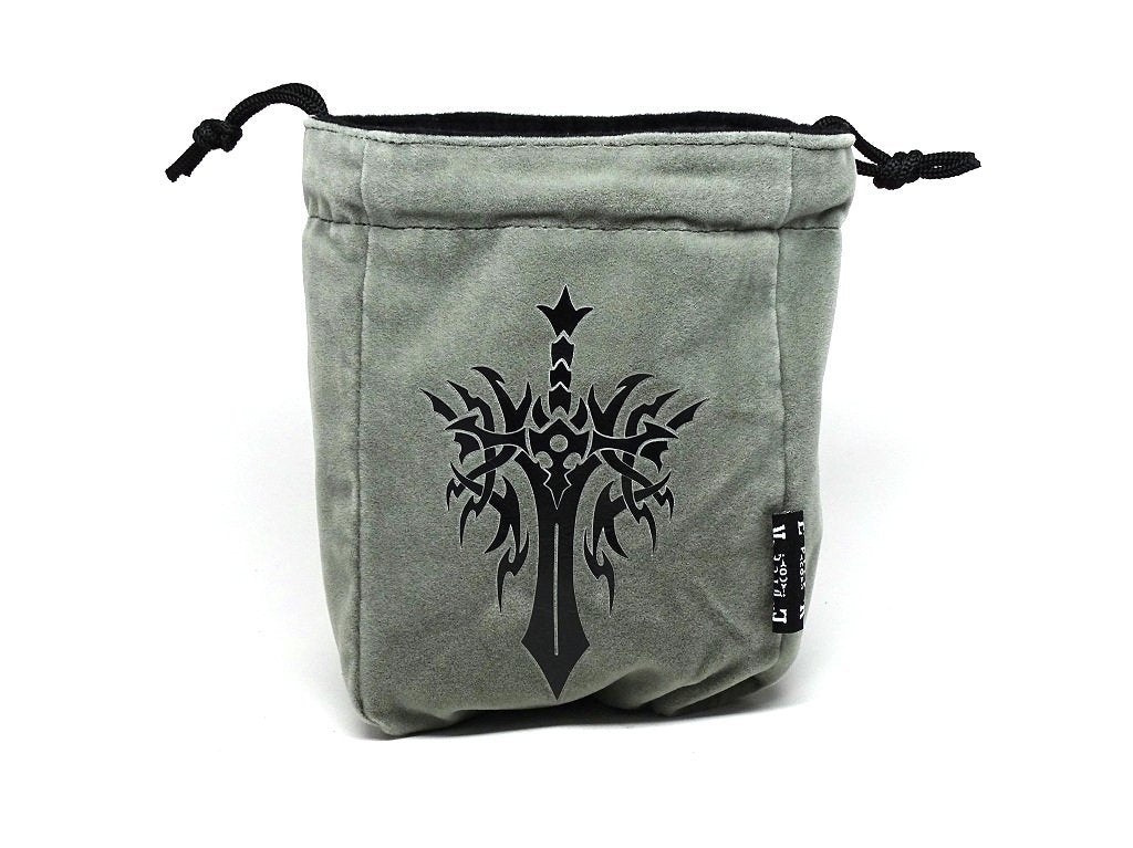 Sword Reversible Microfiber Self-Standing Large Dice Bag - Bards & Cards