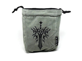 Sword Reversible Microfiber Self-Standing Large Dice Bag - Bards & Cards