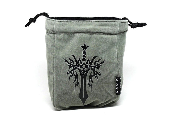 Sword Reversible Microfiber Self-Standing Large Dice Bag - Bards & Cards