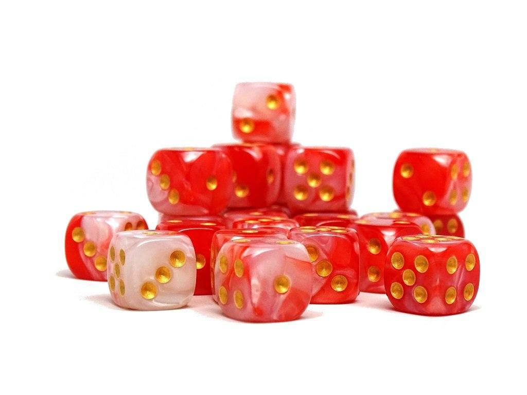 12mm D6 Dice - Himalayan Pink - 25 Count Bag - Bards & Cards