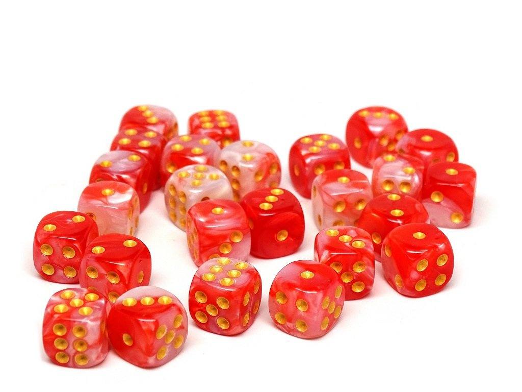 12mm D6 Dice - Himalayan Pink - 25 Count Bag - Bards & Cards