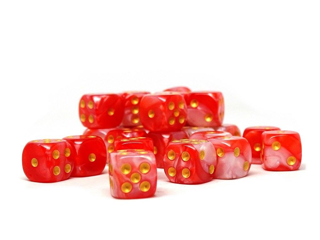 12mm D6 Dice - Himalayan Pink - 25 Count Bag - Bards & Cards