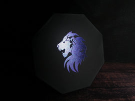 Color Shift Dice Tray Lid - Lion Design - Bards & Cards