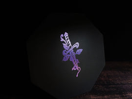 Color Shift Dice Tray Lid - Dagger Design - Bards & Cards