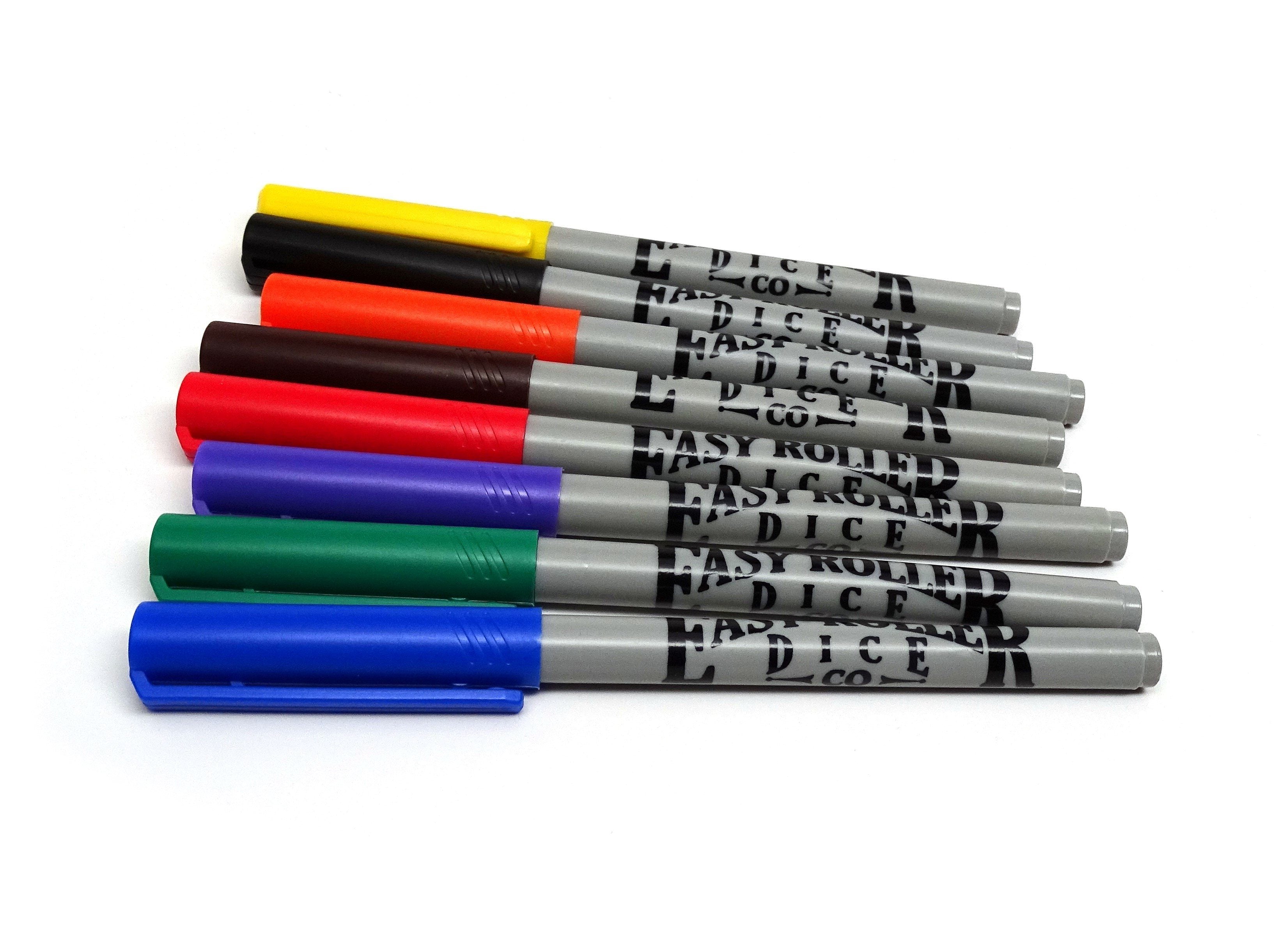 8 Pack of Colored Wet Erase Markers - Bards & Cards