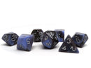 Midnight Purple and Black Marble - 7 Piece Set - Bards & Cards