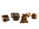 Dusty Rose and Brown Marble - 7 Piece Set - Bards & Cards