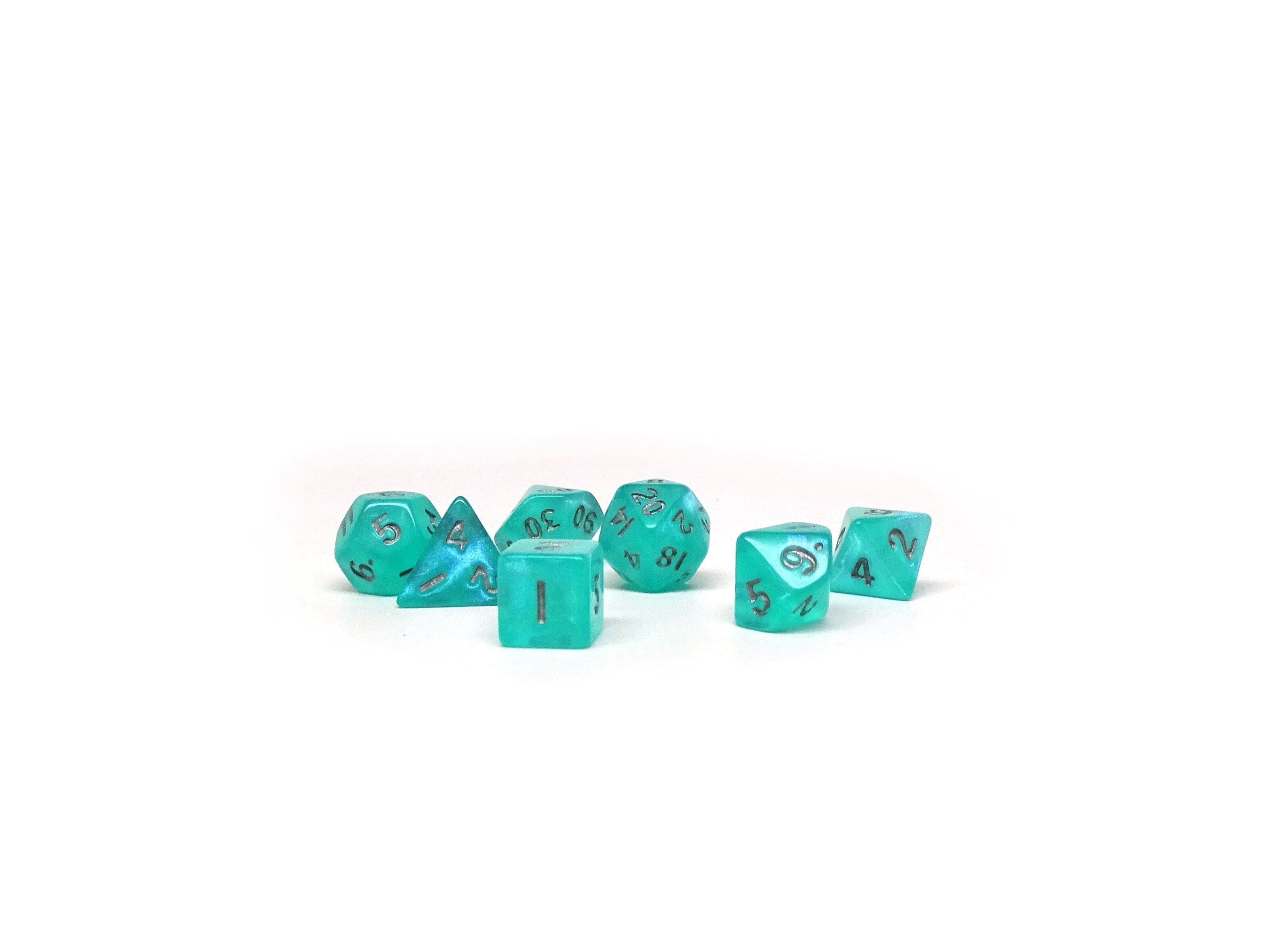 10mm Aqua Shine Mini Dice Set - 0