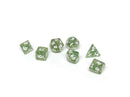 10mm Green Sparkle Mini Dice Set - Bards & Cards