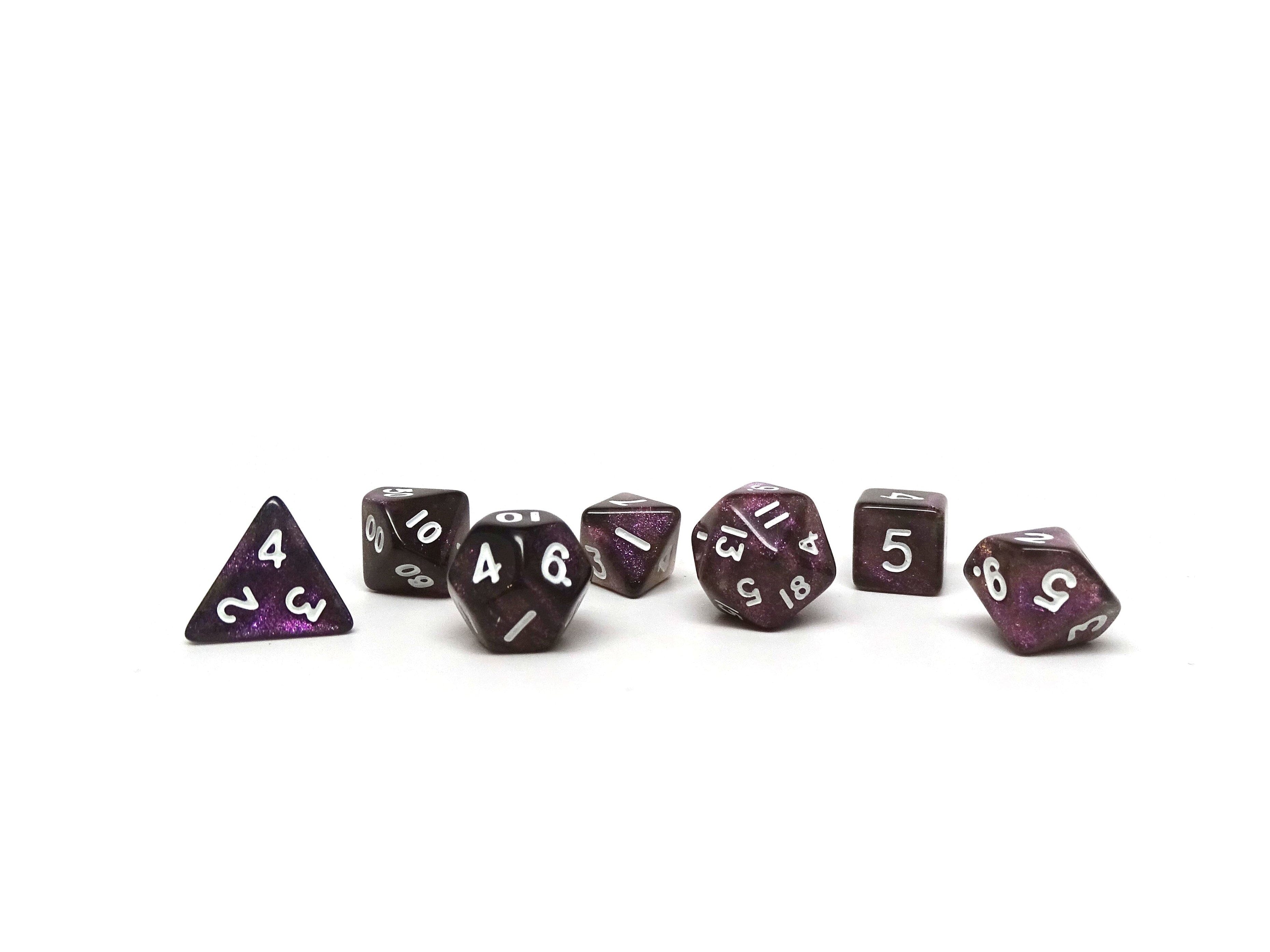 10mm Red Wine Mini Dice Set - Bards & Cards