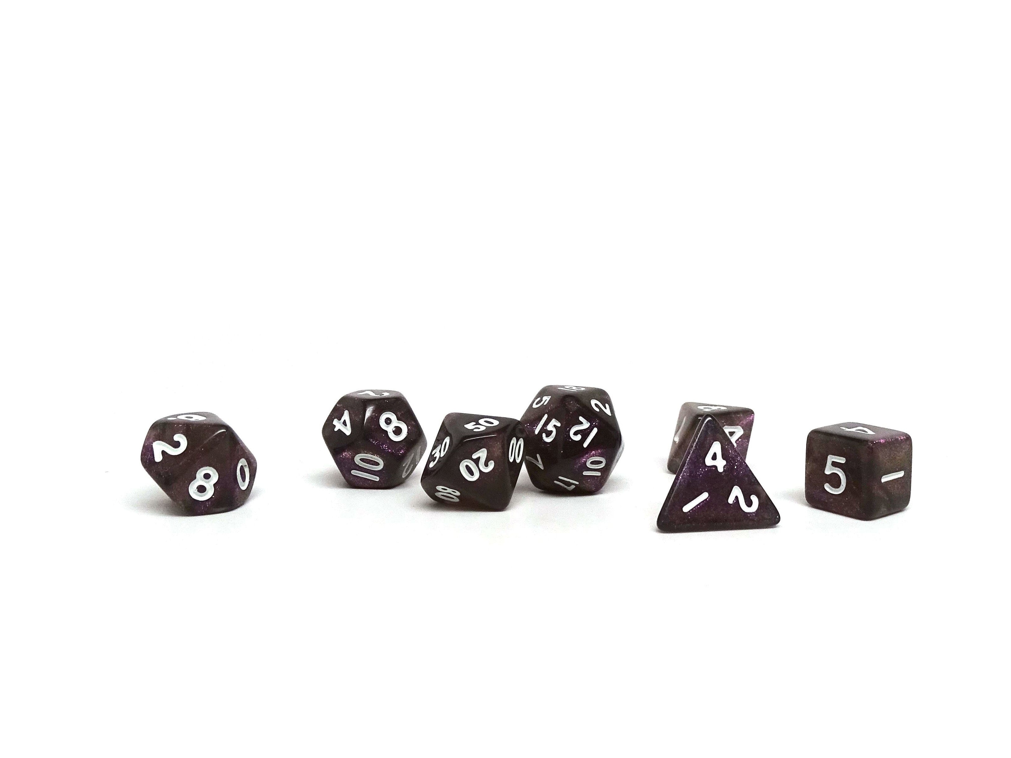 10mm Red Wine Mini Dice Set - Bards & Cards