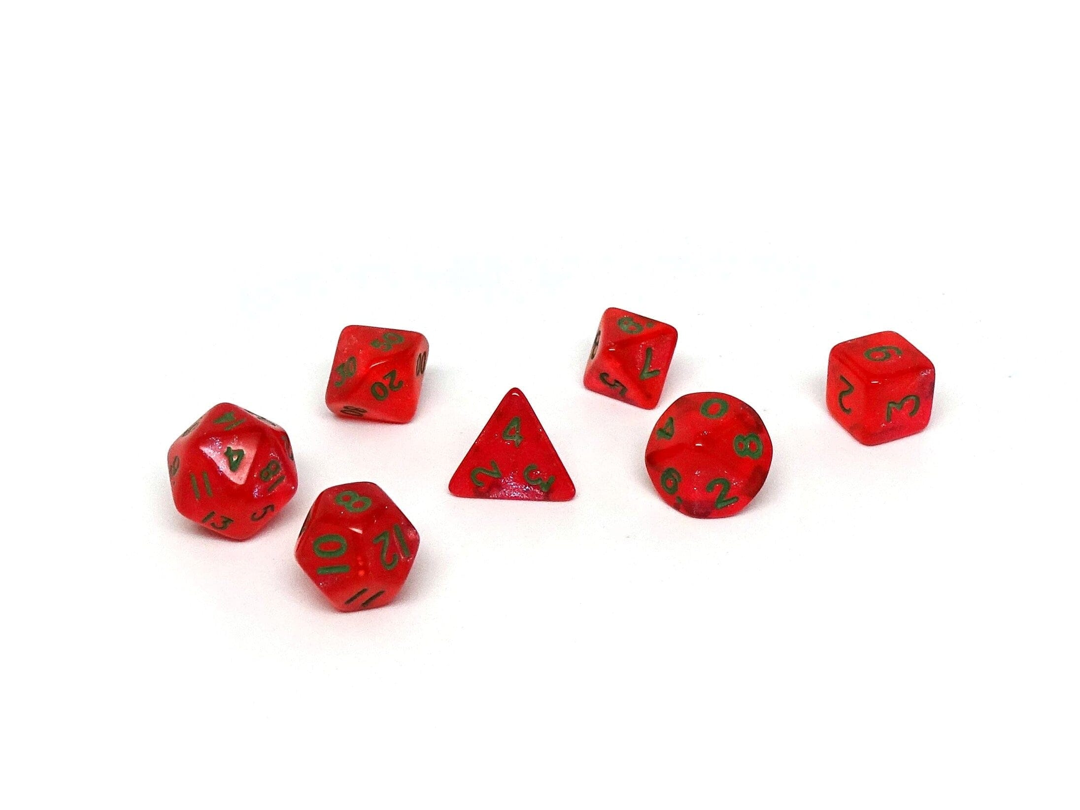 10mm Watermelon Mini Dice Set - Bards & Cards