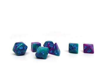 10mm Poison Cloud Mini Dice Set - Bards & Cards