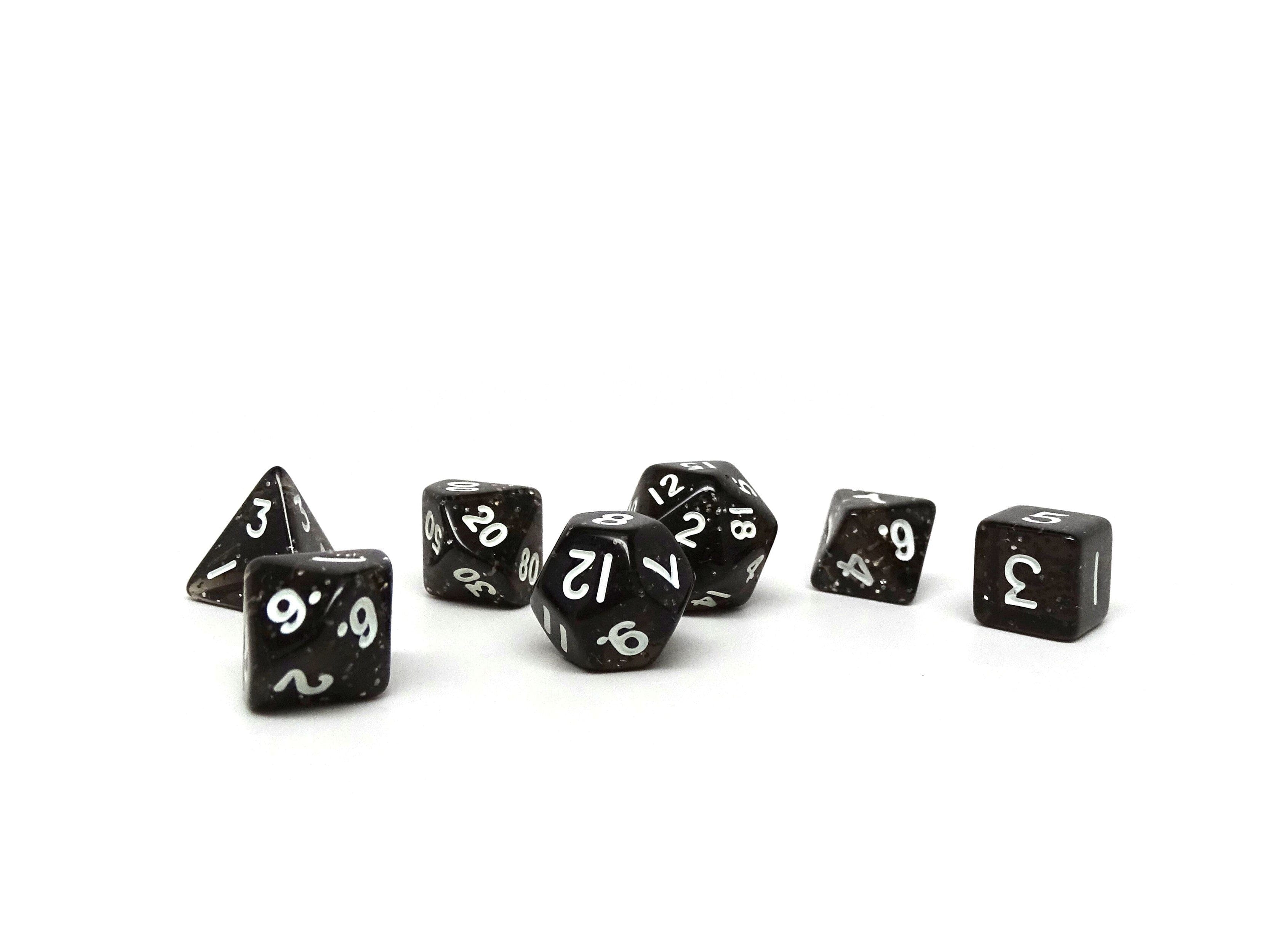 10mm Dark Sparkle Mini Dice Set - 0