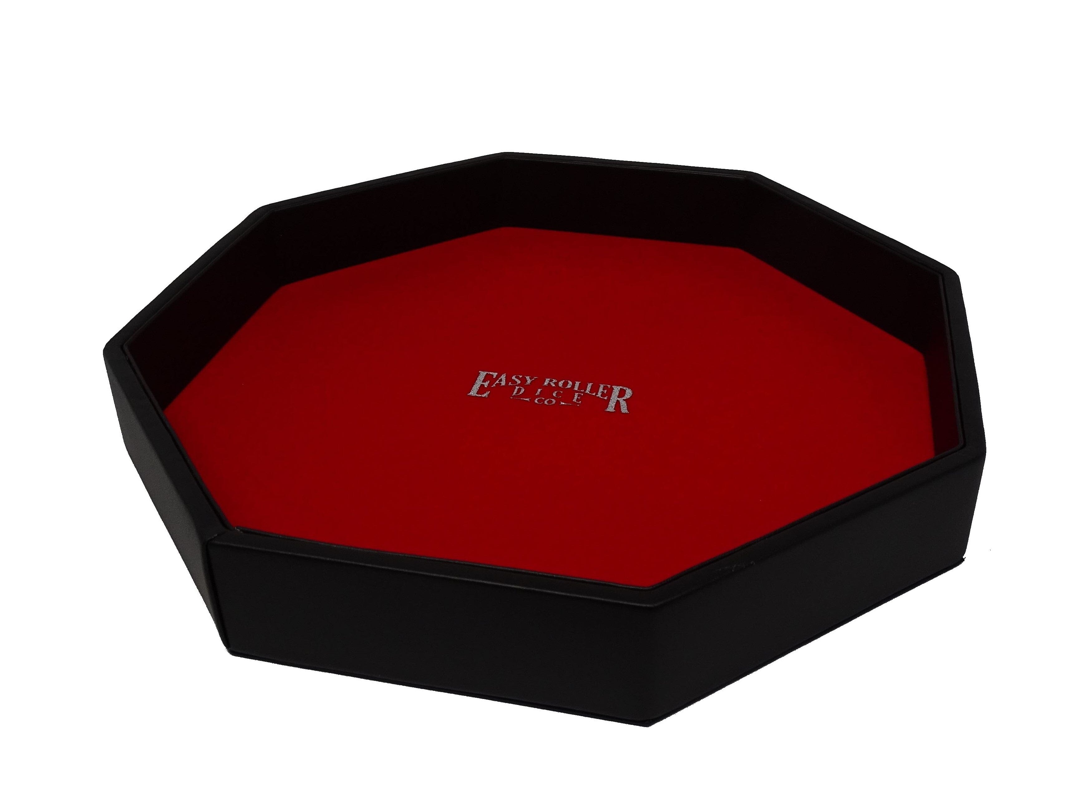 11 Inch Dice Tray - Red - Bards & Cards