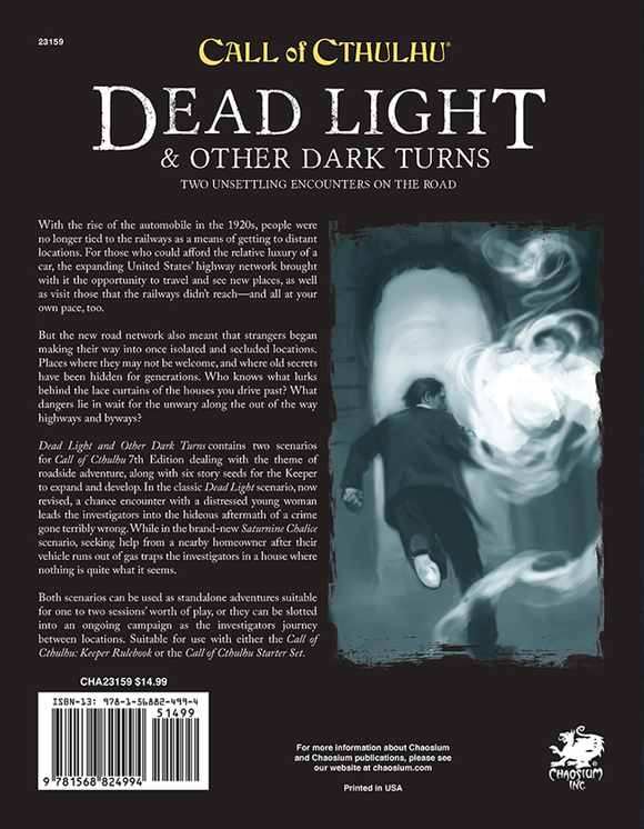 Call of Cthulhu: Dead Light and Other Dark Turns - Bards & Cards