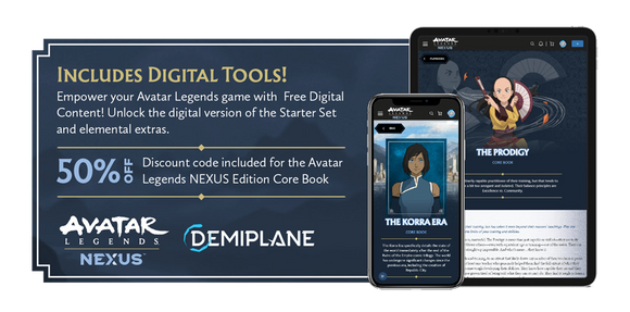 Avatar Legends RPG: Starter Set - Bards & Cards