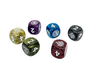 Avatar Legends: The Roleplaying Game Engraved Dice Pack - Bards & Cards