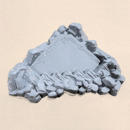 Dice Miner Deluxe Recycled Plastic Mountain Gray - Bards & Cards