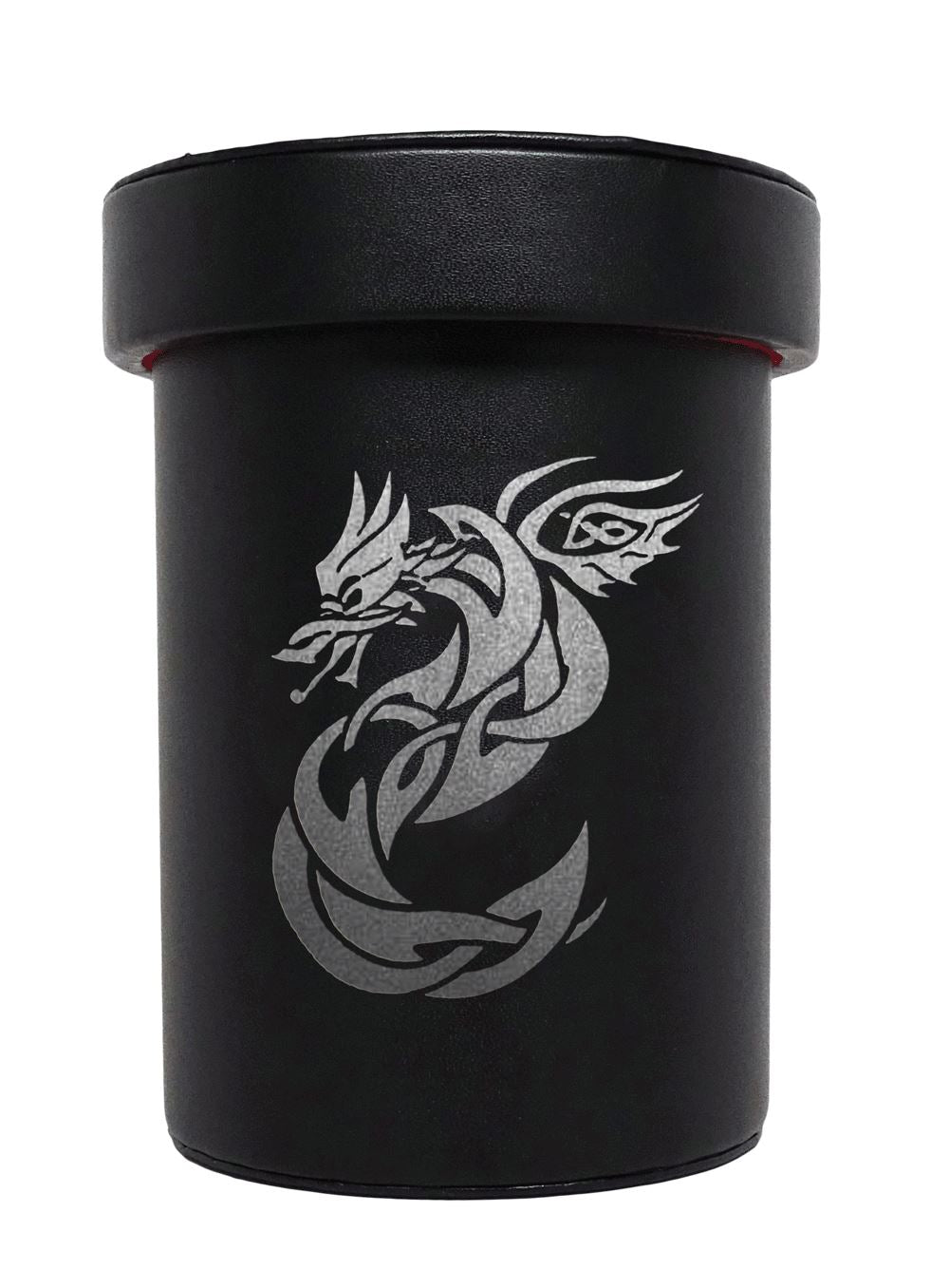 Over Sized Dice Cup - Celtic Knot Dragon Design - Bards & Cards