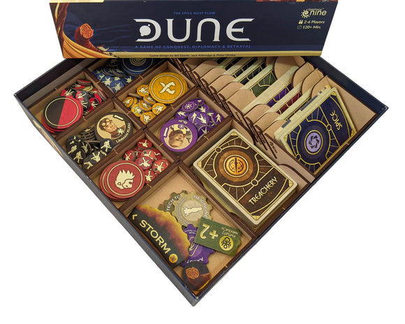 Dune Board Game Organizer Insert - Bards & Cards