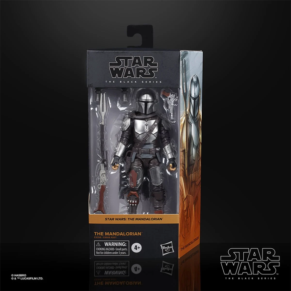 Star Wars: The Black Series - The Mandalorian (Beskar Armor) (The Mandalorian) 6-Inch Action Figure - Bards & Cards