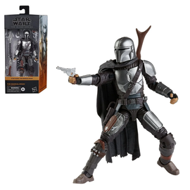 Star Wars: The Black Series - The Mandalorian (Beskar Armor) (The Mandalorian) 6-Inch Action Figure - Bards & Cards