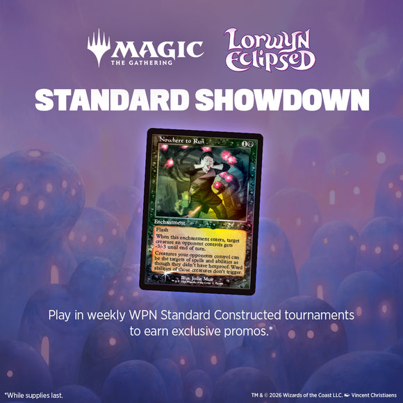 Tue 1/27/2026, 6 pm – No Place to Hide: Lorwyn Eclipsed Standard Showdown