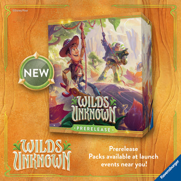 Sat 05/09/2026, 2 pm - Lorcana Wilds Unknown Pack Rush Prerelease