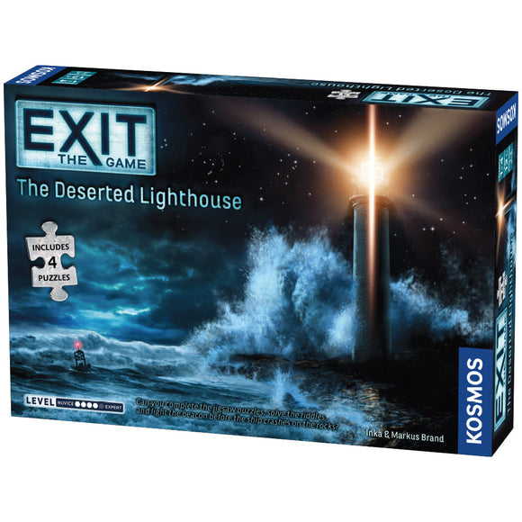 EXIT: The Deserted Lighthouse (with jigsaw puzzle) - Bards & Cards