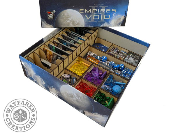 Empires of the Void II Board Game Organizer Insert - Bards & Cards