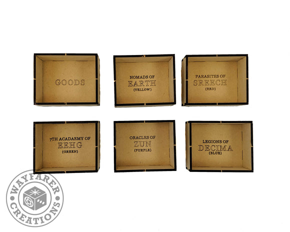 Empires of the Void II Board Game Organizer Insert - Bards & Cards