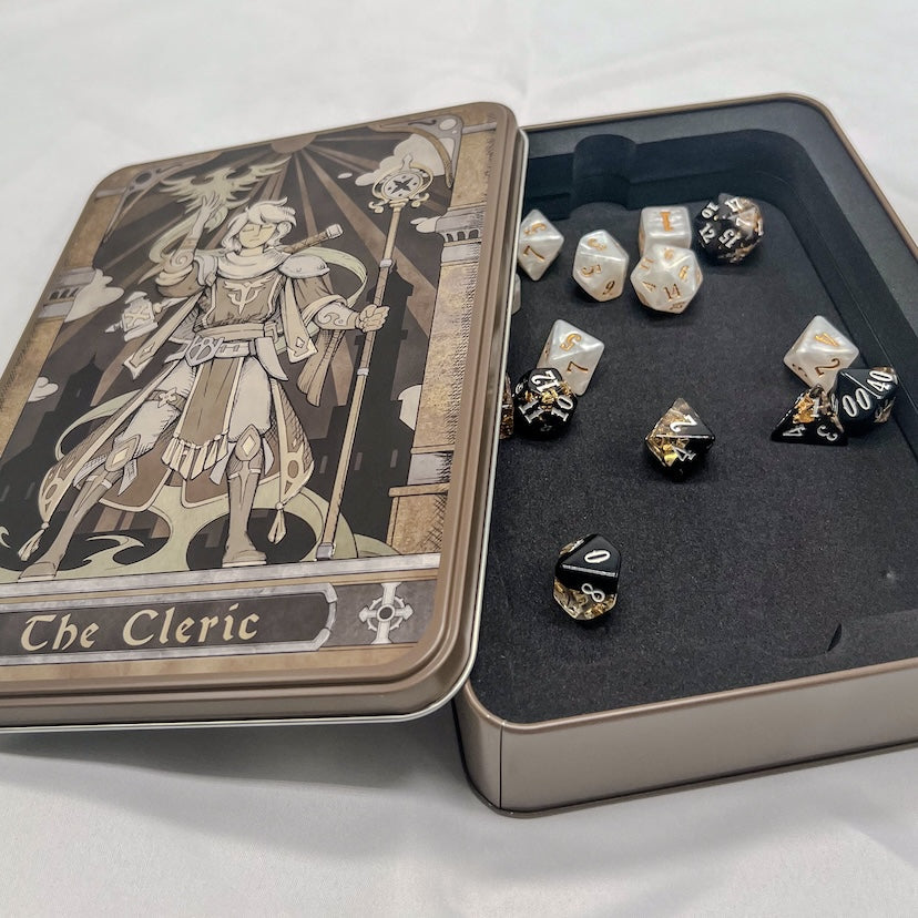 Epic Character Class Dice Set: The Cleric - Bards & Cards