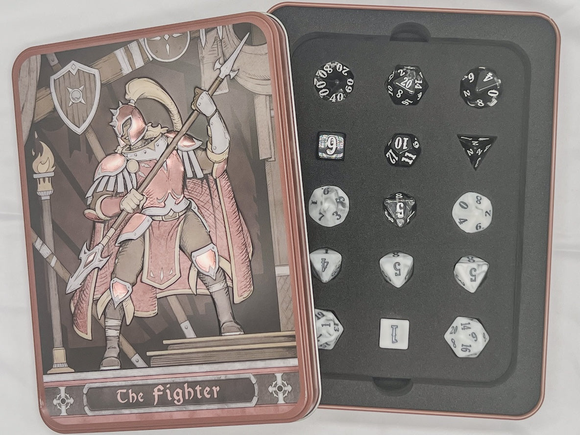 Epic Character Class Dice Set: The Fighter - Bards & Cards