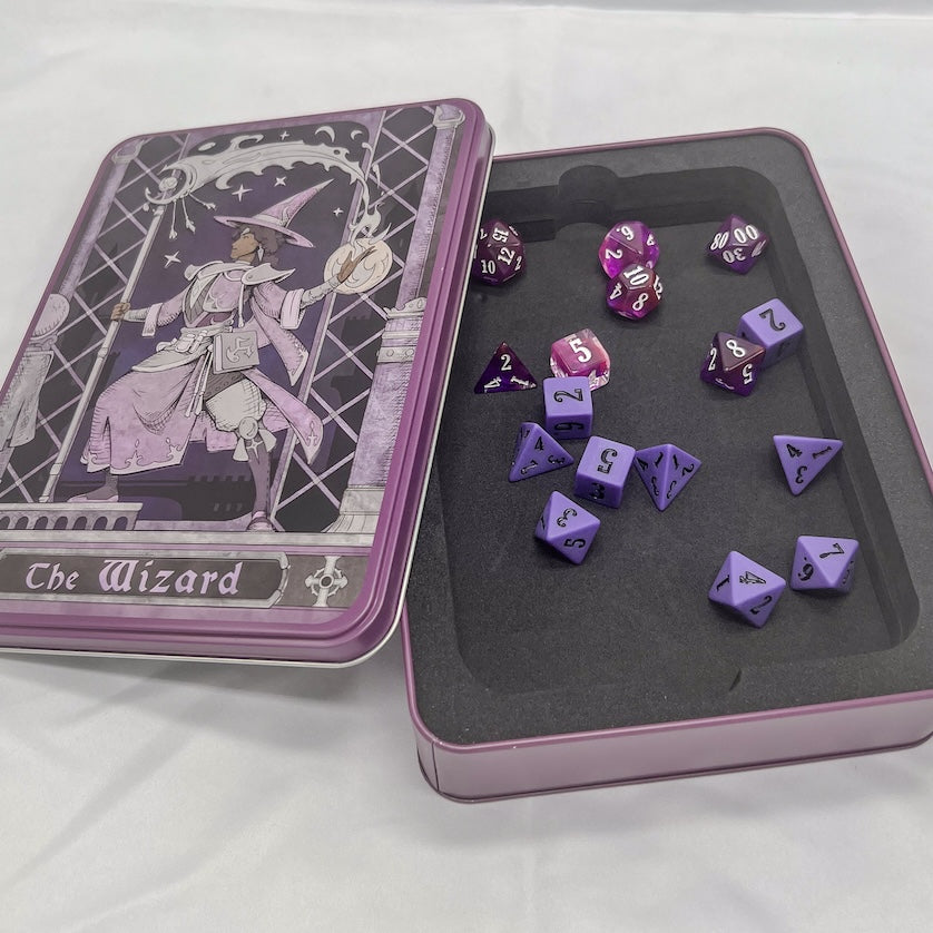 Epic Character Class Dice Set: The Wizard - Bards & Cards