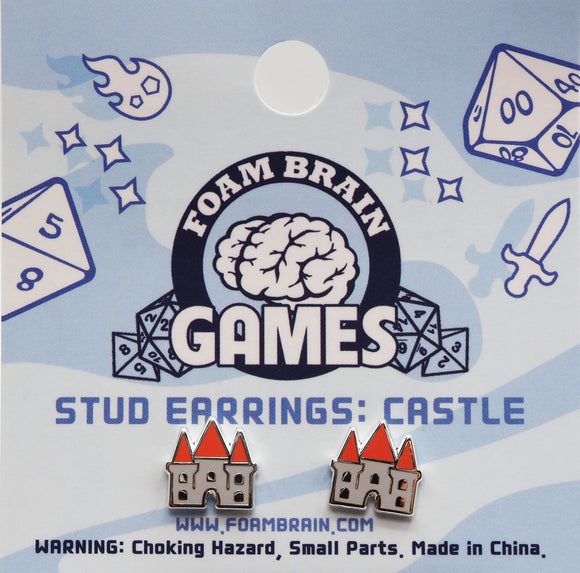 Foam Brain Games Decorative Stud Earrings - Bards & Cards