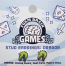 Foam Brain Games Decorative Stud Earrings - Bards & Cards