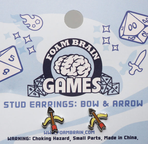 Foam Brain Games Decorative Stud Earrings - Bards & Cards