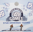 Foam Brain Games Decorative Stud Earrings - Bards & Cards