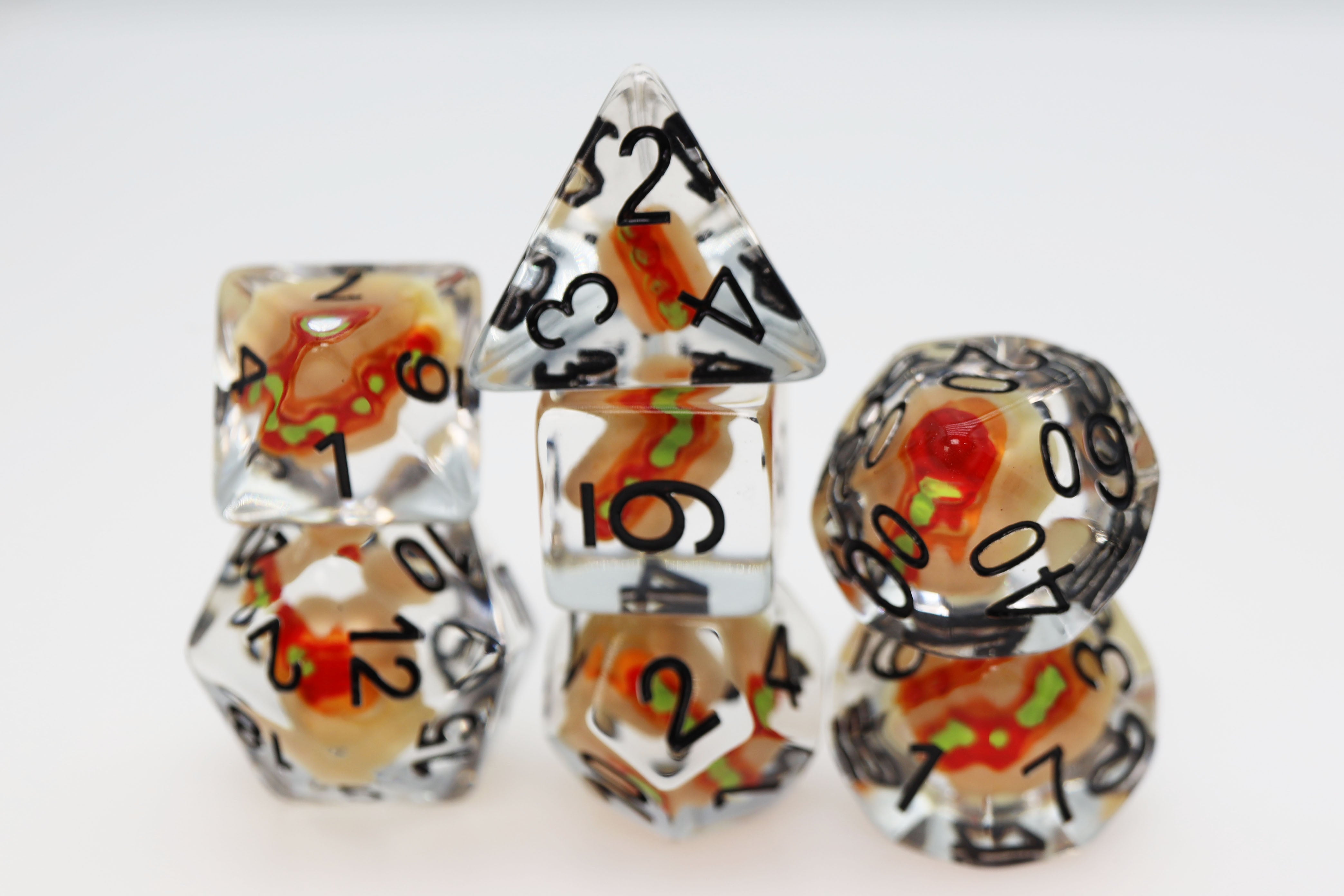 Hot Dog RPG Dice Set - Bards & Cards