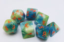 Scratched Clouds RPG Dice Set - Bards & Cards