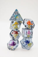 Whimsical Mushrooms RPG Dice Set - Bards & Cards
