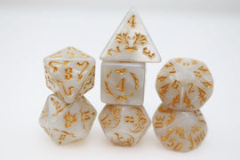 Drake's Flight: Spirit RPG Dice Set - Bards & Cards