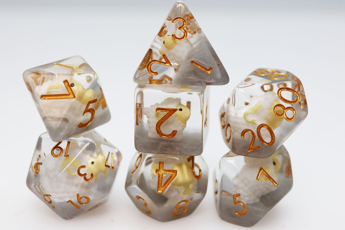 Golden Fleece RPG Dice Set - Bards & Cards