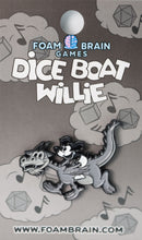 Dice Boat Willie Enamel Pin - Bards & Cards