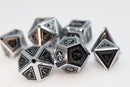Alchemist Metals: Necrotic - Metal RPG Dice Set - Bards & Cards
